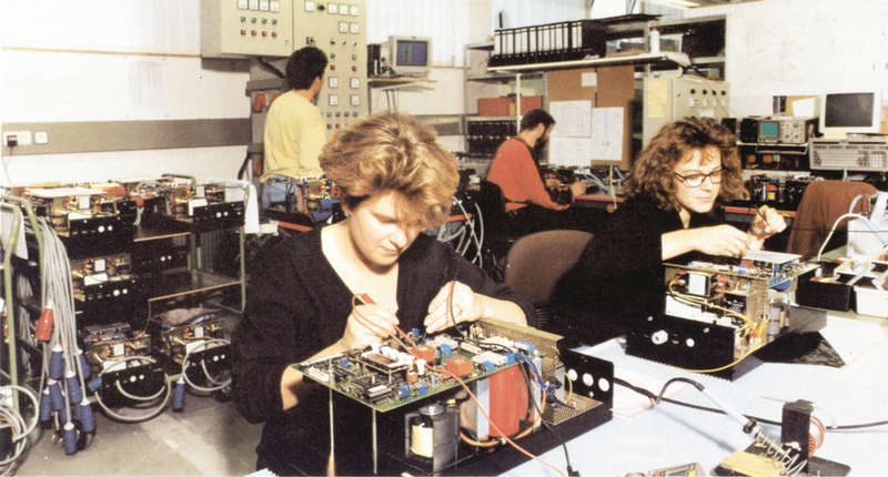 First SMA solar inverter production (1991)
